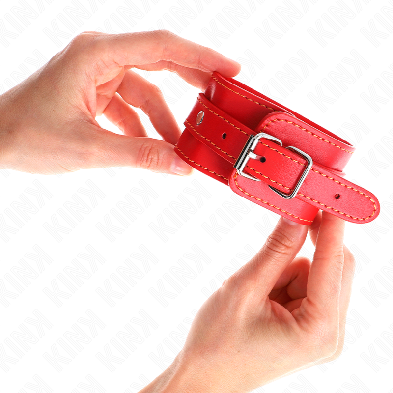 Muñequeras Finas Rojo Ajustable 21-33 Cm