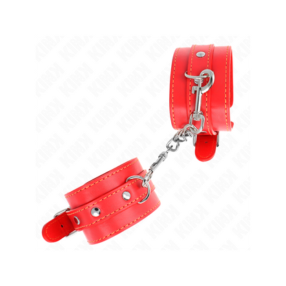 Muñequeras Finas Rojo Ajustable 21-33 Cm