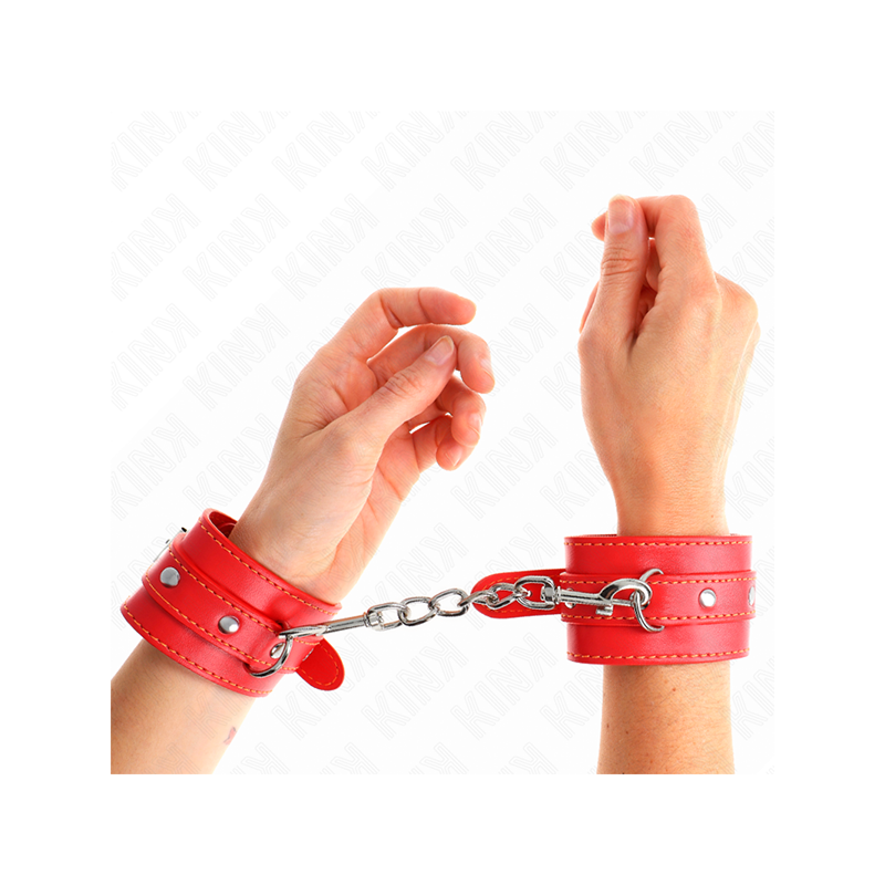Muñequeras Finas Rojo Ajustable 21-33 Cm