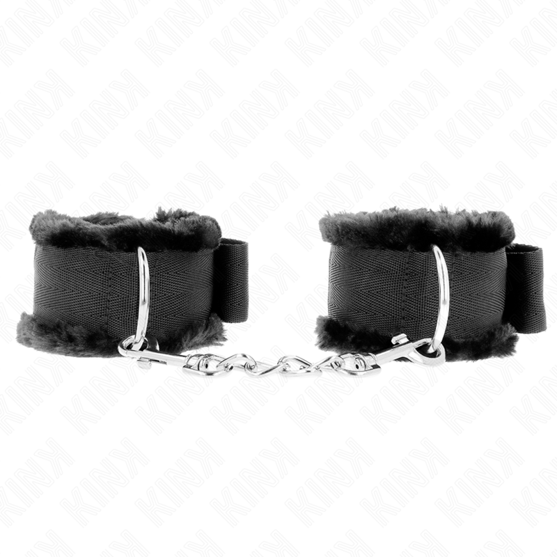 Muñequeras Forrada Negro Ajustable 17-31 Cm X 7 Cm