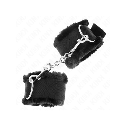 Muñequeras Forrada Negro Ajustable 17-31 Cm X 7 Cm