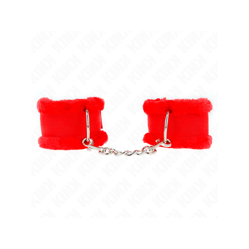 Muñequeras Forrada Rojo Ajustable 17-31 Cm X 7 Cm