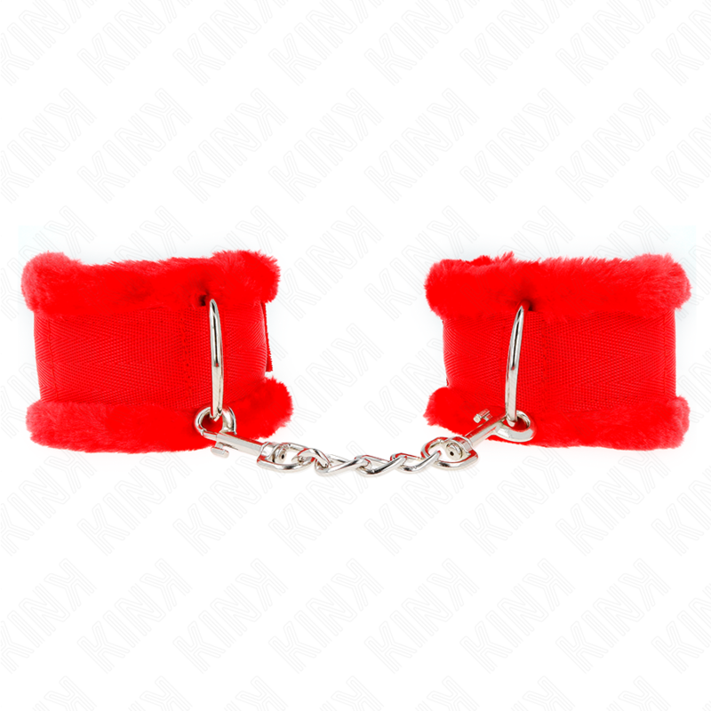 Muñequeras Forrada Rojo Ajustable 17-31 Cm X 7 Cm