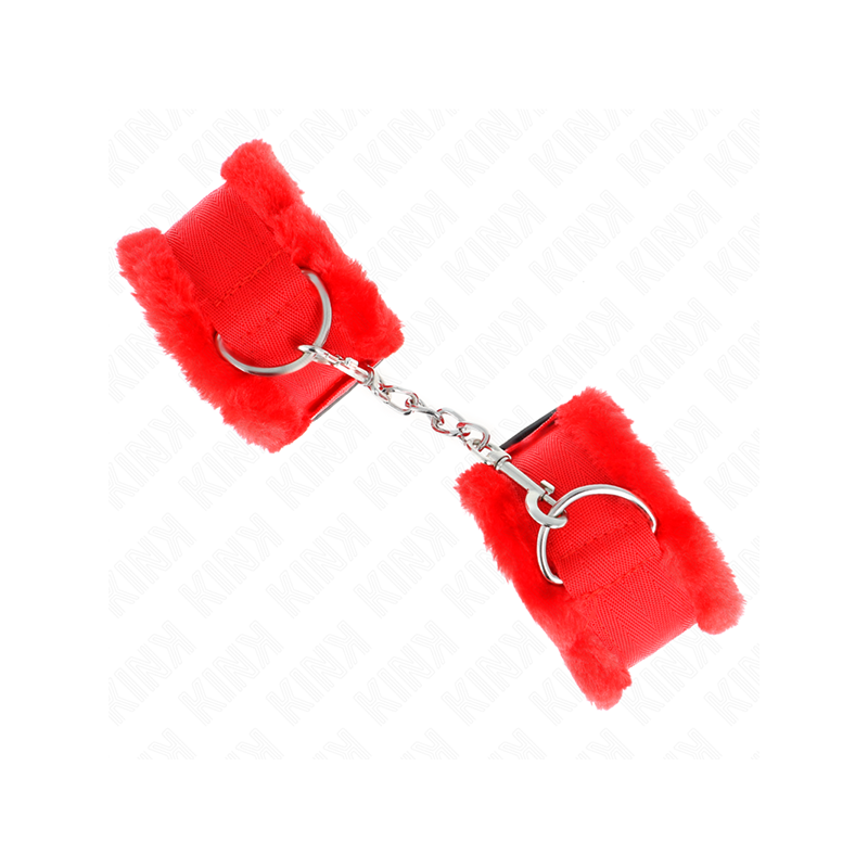 Muñequeras Forrada Rojo Ajustable 17-31 Cm X 7 Cm