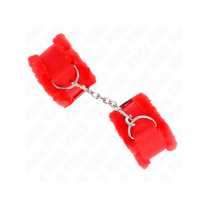 Muñequeras Forrada Rojo Ajustable 17-31 Cm X 7 Cm