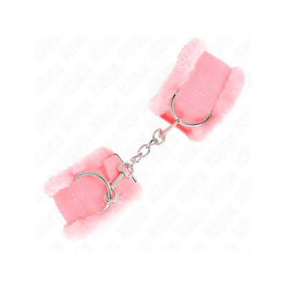 Muñequeras Forrada Rosa Ajustable 17-31 Cm X 7 Cm
