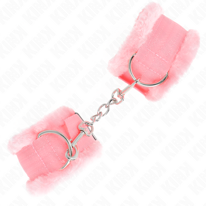 Muñequeras Forrada Rosa Ajustable 17-31 Cm X 7 Cm