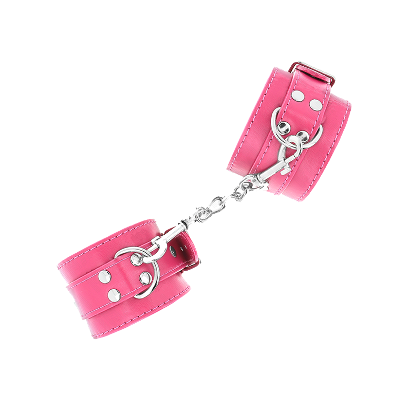 Muñequeras Fucsia Con Detalles En Fucsia Ajustable 20-28 Cm X 5.5 Cm