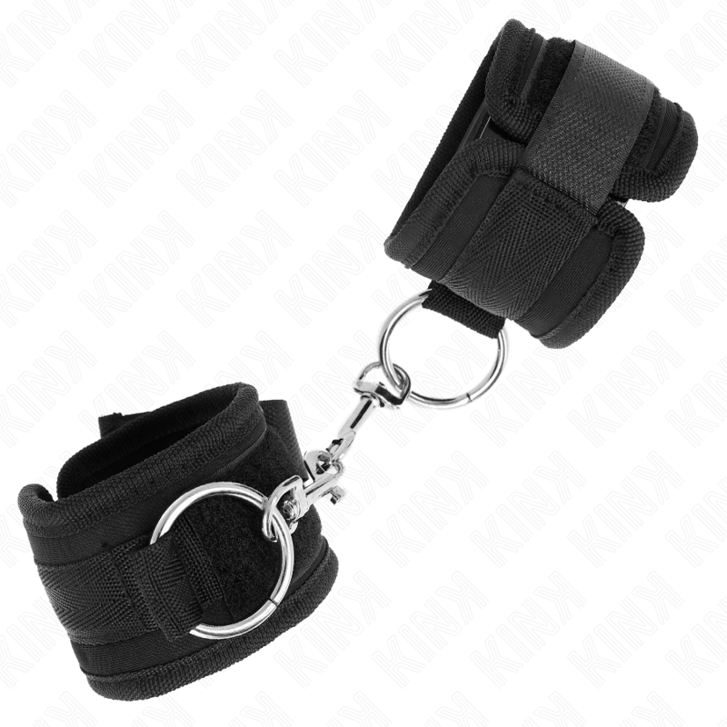 Muñequeras Negro Ajustable 18-35 Cm X 6 Cm
