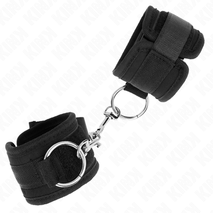 Muñequeras Negro Ajustable 18-35 Cm X 6 Cm
