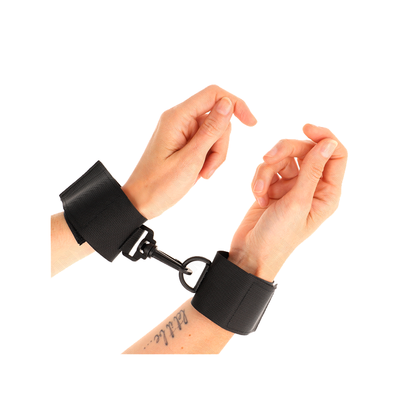 Muñequeras Nylon Negro