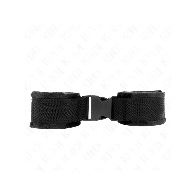 Muñequeras Nylon Negro Modelo 1 Ajustable 25-35 Cm X 6 Cm