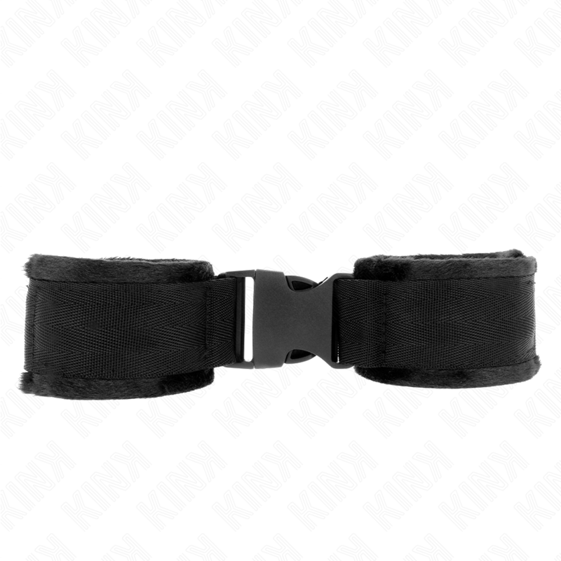 Muñequeras Nylon Negro Modelo 1 Ajustable 25-35 Cm X 6 Cm