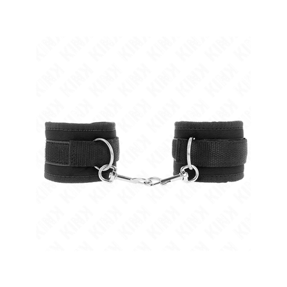Muñequeras Nylon Negro Modelo 2 Ajustable 18-35 Cm X 6 Cm