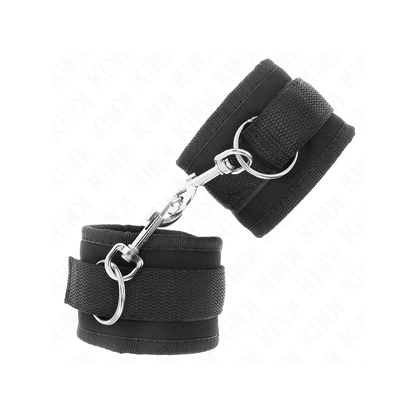 Muñequeras Nylon Negro Modelo 2 Ajustable 18-35 Cm X 6 Cm