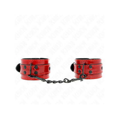 Muñequeras Rojo Oscuro 23 X 5 Cm