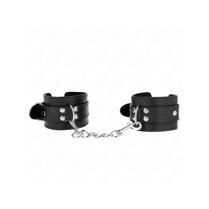 Muñequeras Sencillas Negro Ajustable 20-23 Cm X 5.5 Cm