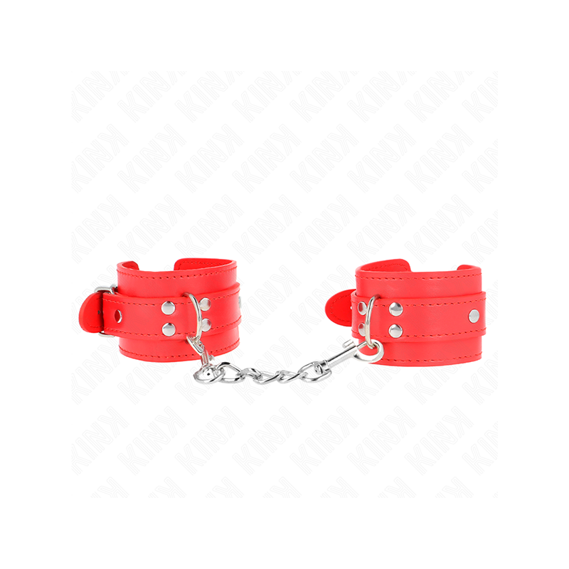 Muñequeras Sencillas Rojo Ajustable 20-23 Cm X 5.5 Cm