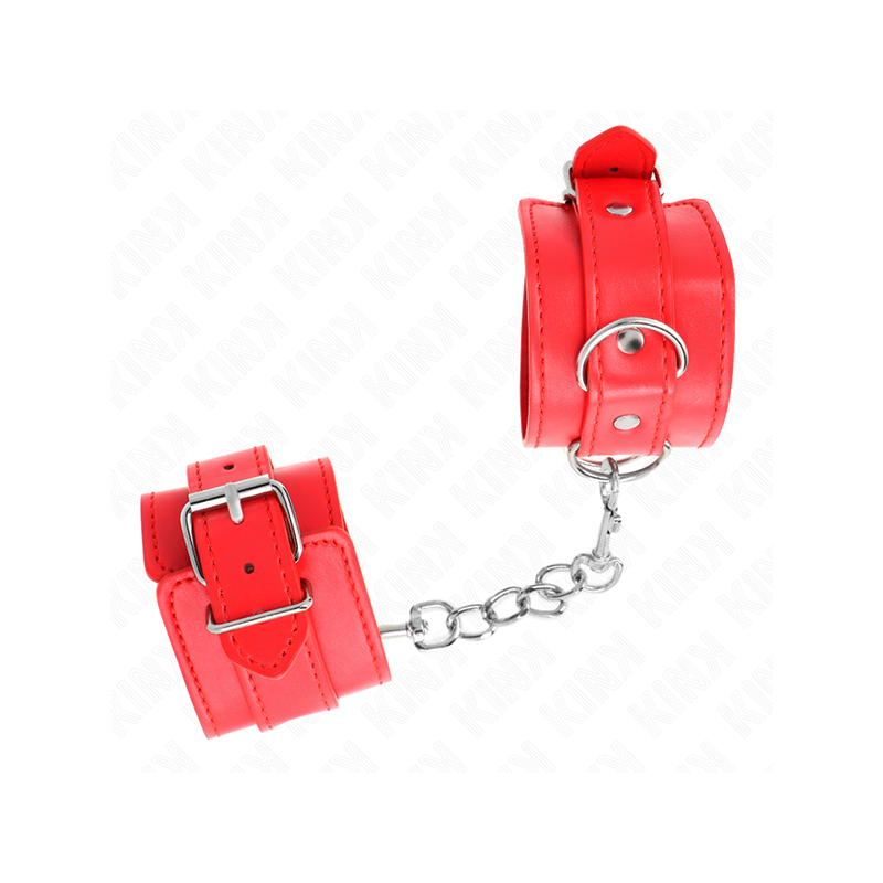 Muñequeras Sencillas Rojo Ajustable 20-23 Cm X 5.5 Cm