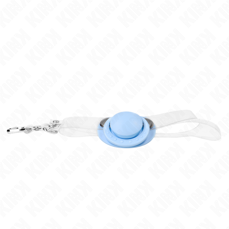 Mordaza Forma Chupete 5.5 X 4 Cm Celeste Ajustable 43-60 Cm