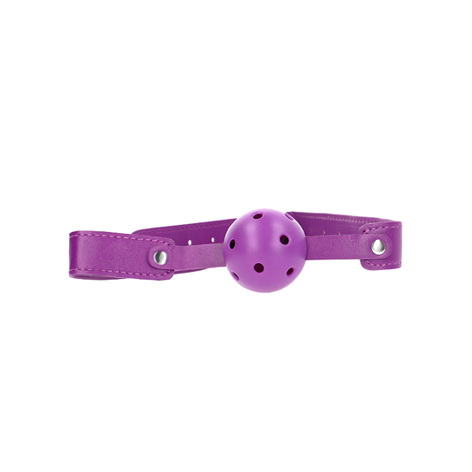 Mordaza De Bola 4.5 Cm Transpirable Morado 65 X 2.5 Cm