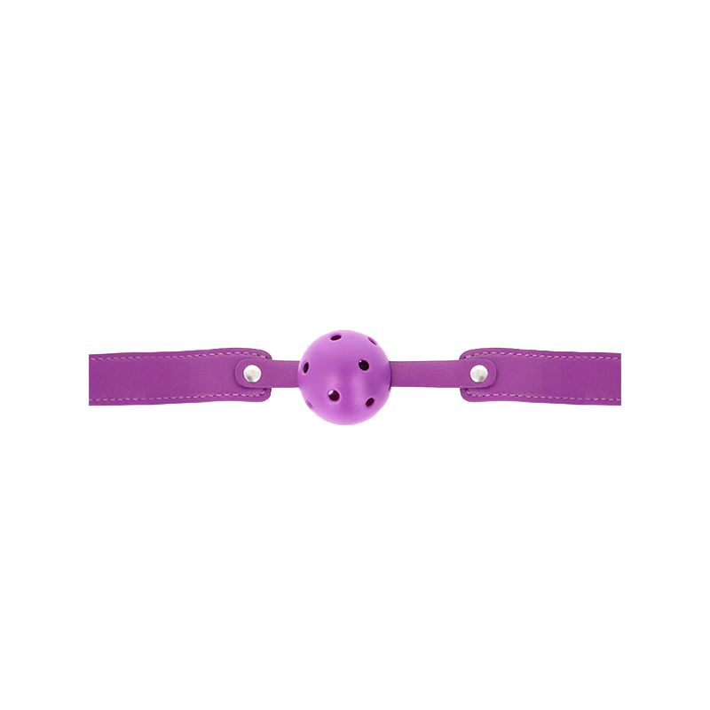 Mordaza De Bola 4.5 Cm Transpirable Morado 65 X 2.5 Cm