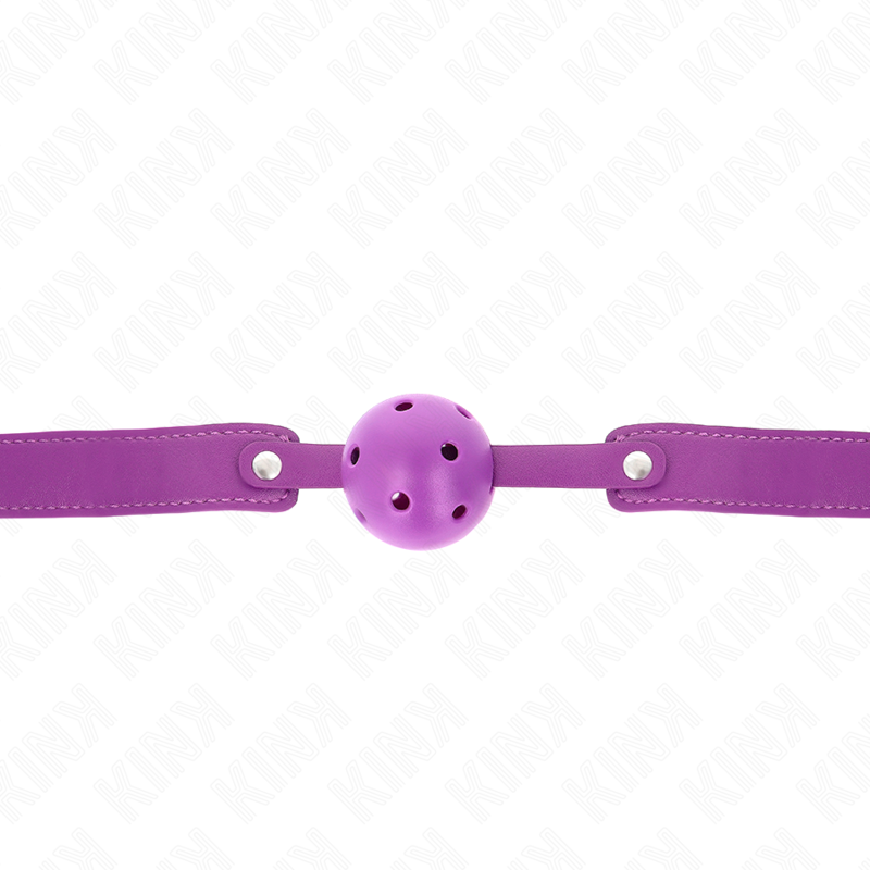 Mordaza De Bola 4.5 Cm Transpirable Morado 65 X 2.5 Cm