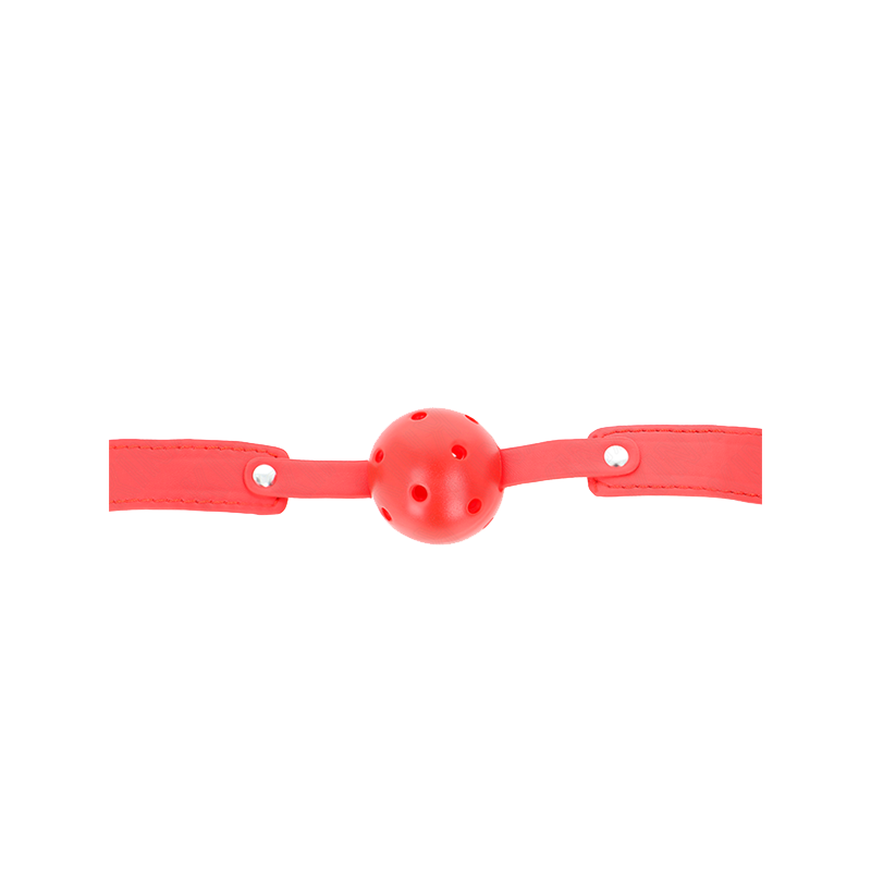 Mordaza De Bola 4.5 Cm Transpirable Rojo 65 X 2.5 Cm