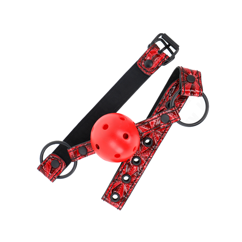 Mordaza De Bola 4.5 Cm Con Patrón De Diamante Modelo 1 64.5 Cm Ajustable 42- 60 Cm