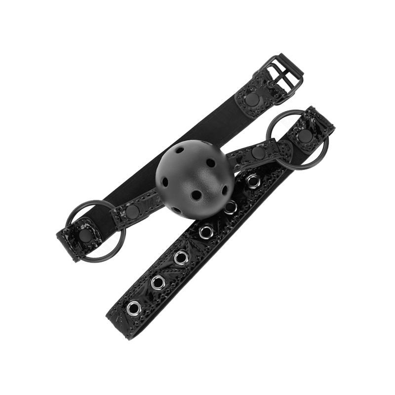 Mordaza De Bola 4.5 Cm Con Patrón De Diamante Modelo 3 64.5 Cm Ajustable 42- 60 Cm