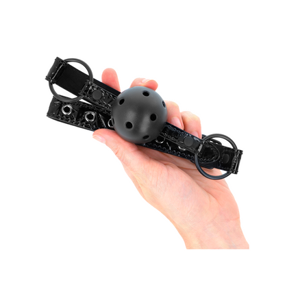 Mordaza De Bola 4.5 Cm Con Patrón De Diamante Modelo 3 64.5 Cm Ajustable 42- 60 Cm