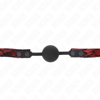 Mordaza De Bola 4 Cm De Silicona Scandal Modelo 1 65 X 2 Cm