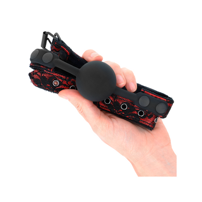 Mordaza De Bola 4 Cm De Silicona Scandal Modelo 1 65 X 2 Cm