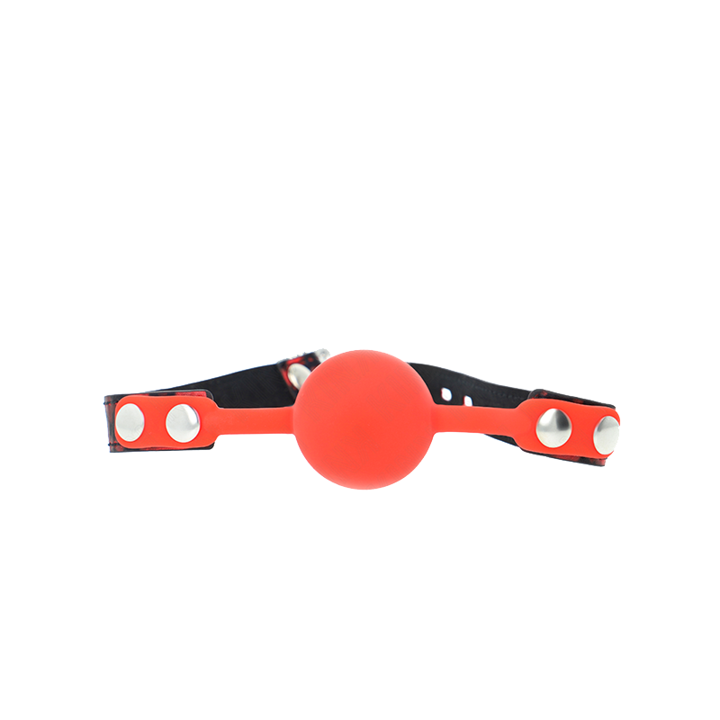 Mordaza De Bola 4 Cm De Silicona Modelo 2 Con Candado 60 X 2 Cm