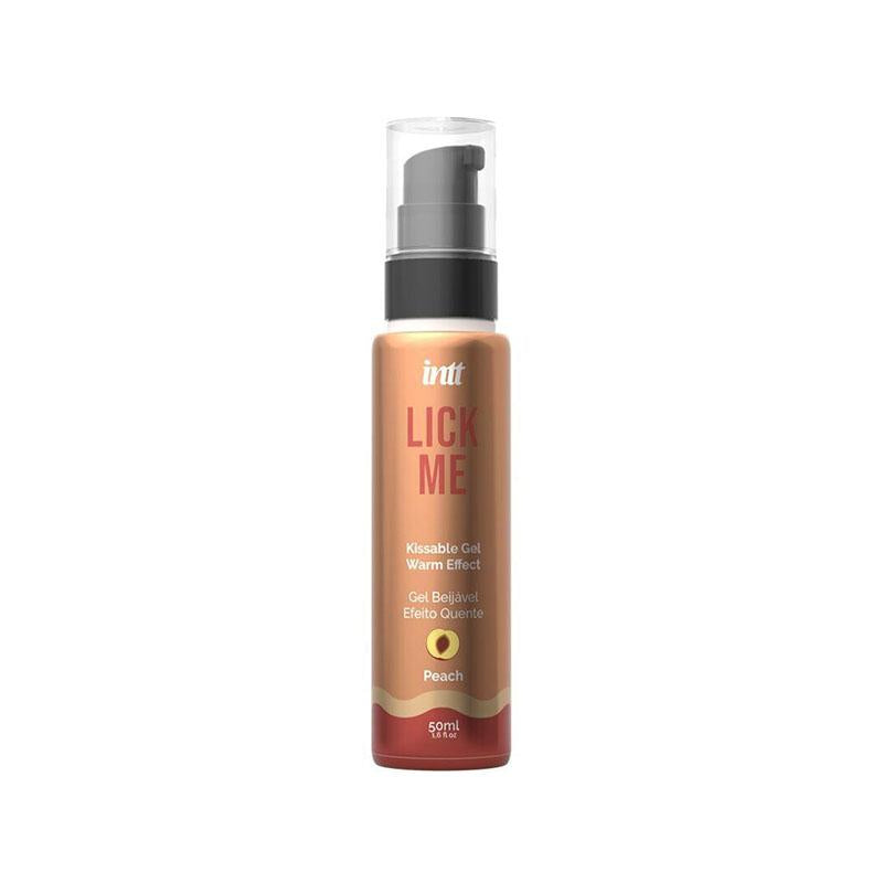 Lubricante Intt Lick Me Melocotón Efecto Calor