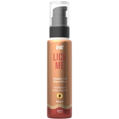 Lubricante Intt Lick Me Melocotón Efecto Calor