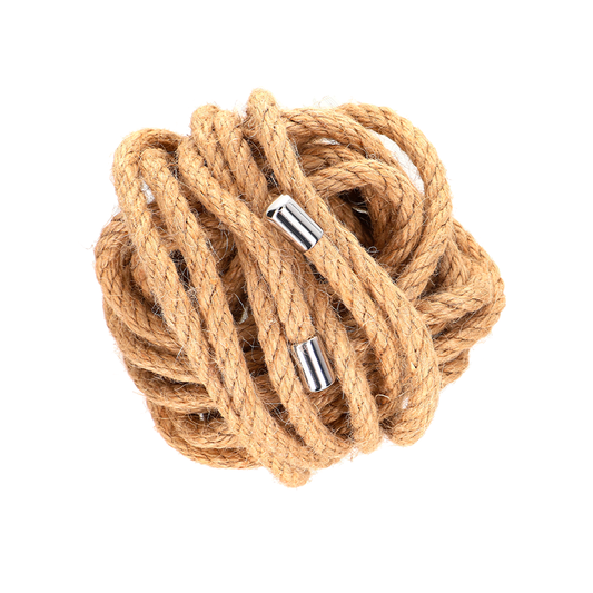 Cuerda De Cáñamo 5 Metros Con Cabeza De Metal