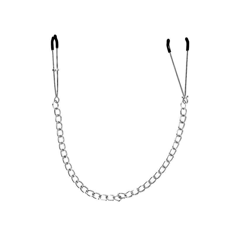Pinzas Para Pezones Fina Con Cadena Gruesa 30 Cm
