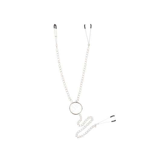 Pinzas Para Pezones Y Clítoris Con Cadena 30 Cm Modelo 1