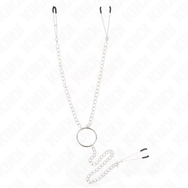 Pinzas Para Pezones Y Clítoris Con Cadena 30 Cm Modelo 1
