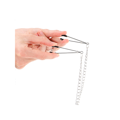 Pinzas Para Pezones Y Clítoris Con Cadena 30 Cm Modelo 1