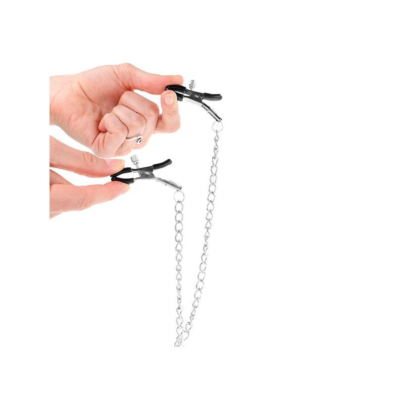 Pinzas Para Pezones Y Clítoris Con Cadena 30 Cm Modelo 2