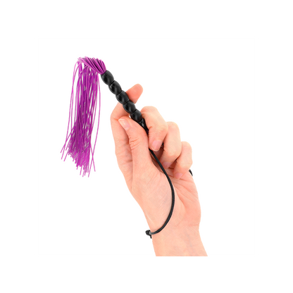 Látigo Mini Con Agarre 6 Bolas Morado