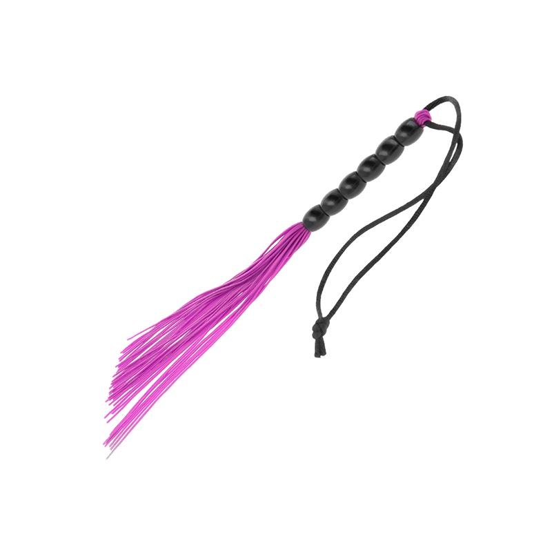 Látigo Mini Con Agarre 6 Bolas Morado