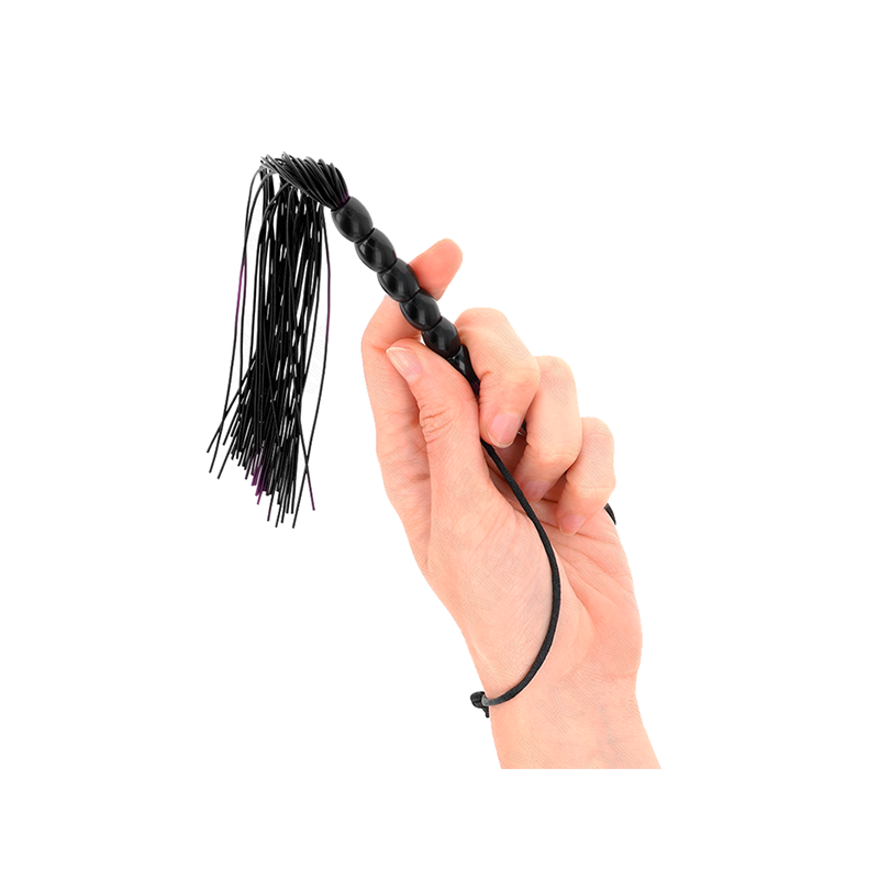 Látigo Mini Con Agarre 6 Bolas Negro