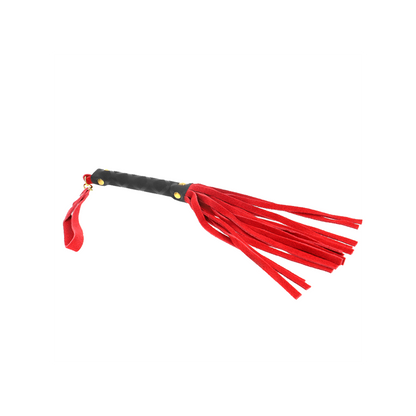 Látigo Mini de Ante Rojo