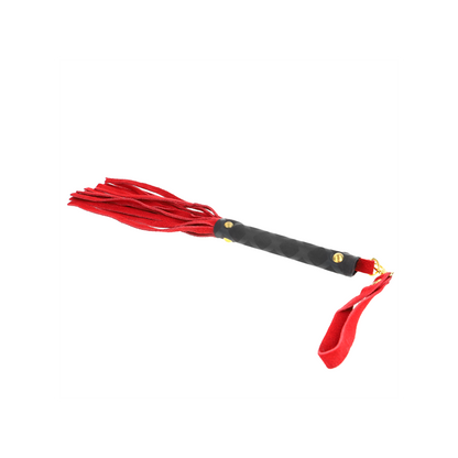 Látigo Mini de Ante Rojo