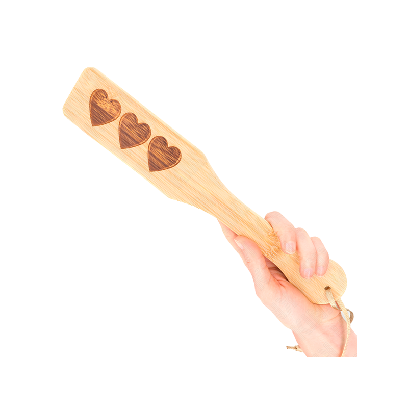 Pala Bambú Corazón