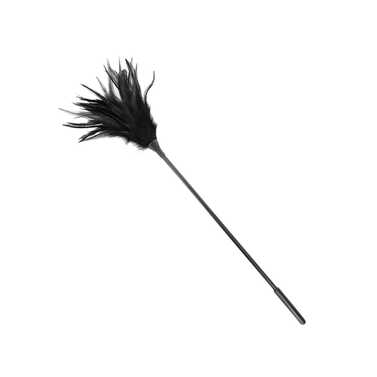 Plumas Múltiples Para Cosquillas Negro 45 Cm