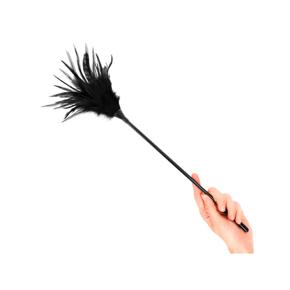 Plumas Múltiples Para Cosquillas Negro 45 Cm
